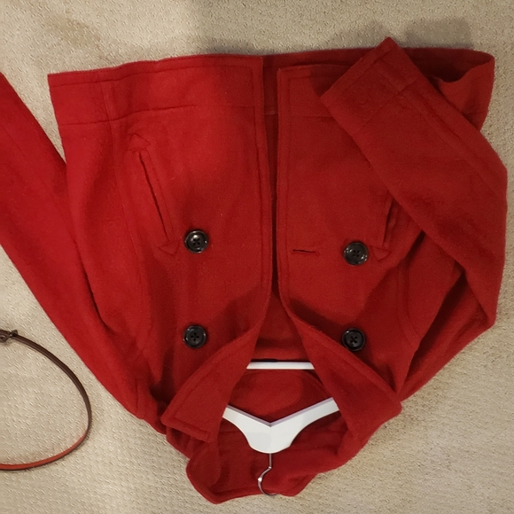 Wool coat cropped length GAP - Picture 3 of 4